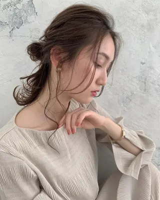 ロング カラー ヘアアレンジ 髪質改善支持率 No. 1✨mayuのヘアスタイル