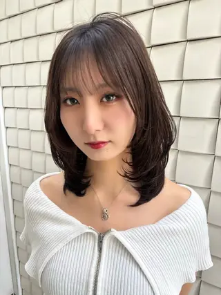 ミディアム さくら/表参道/渋谷 /ショート/レイヤーのヘアスタイル