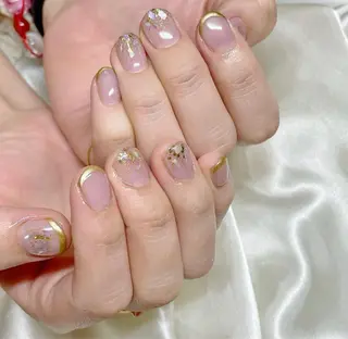 ネイル ミルフィーユ /Tomoeのネイルデザイン