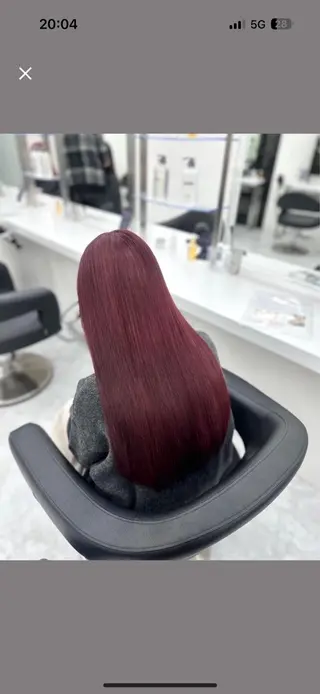 カラー 透ける透明感カラー 🤍anju🎀のヘアスタイル