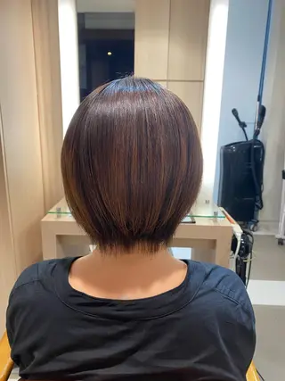 ショート 🦋ハイトーンカラ ー🦋熊田 史織のヘアスタイル