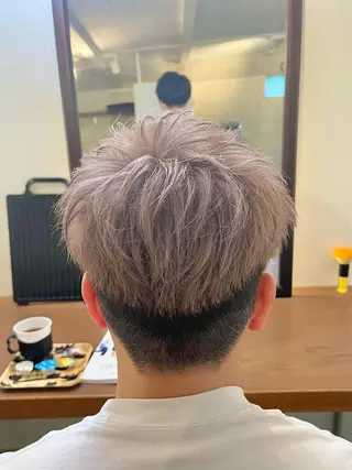 カラー メンズ FUJINO RYOのヘアスタイル