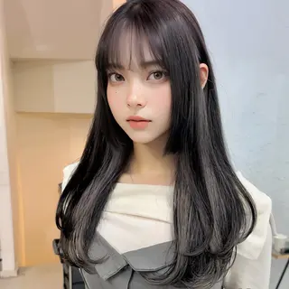 セミロング カラー インナーカラー/レイ ヤーカット♡/マキシのヘアスタイル