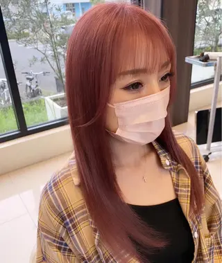 セミロング カラー 古畑 佑悟のヘアスタイル