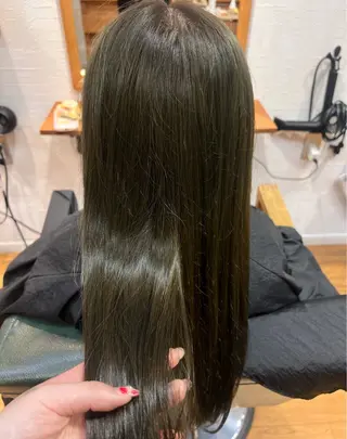 カラー 縮毛矯正モデル様募集 たがのヘアスタイル