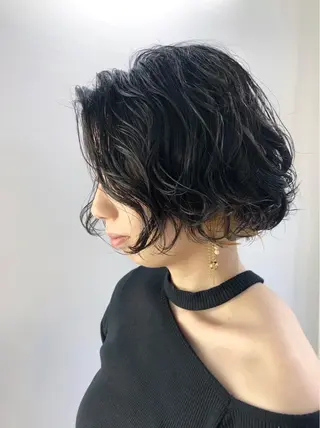 ショート パーマ GRAND OMOTESANDOのヘアスタイル