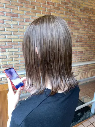 ミディアム 当日予約◎ risaのヘアスタイル