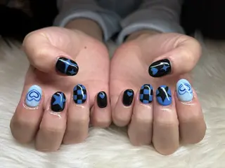 ネイル cut&style CLOWN所属・Tobayama 🐈‍⬛໒꒱· ﾟのネイルデザイン