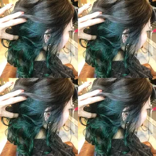 ミディアム カラー パーマ 🫧代表/新宿駅近/ 限定価格🫧田辺貴裕のヘアスタイル