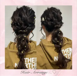 ロング ヘアアレンジ 推し活美容師 🩵 Hayashiのヘアスタイル