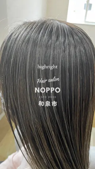 ロング カラー noppo所属・NOPPO 和泉市 美容室/奥村 飛鳥のヘアスタイル