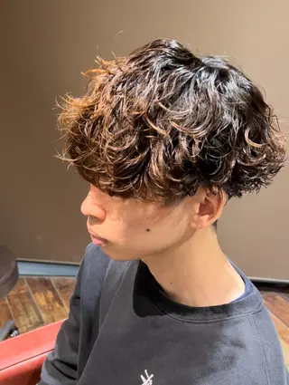 ショート パーマ メンズ 【メンズ特化美容師】 🐍NAO🐍のヘアスタイル