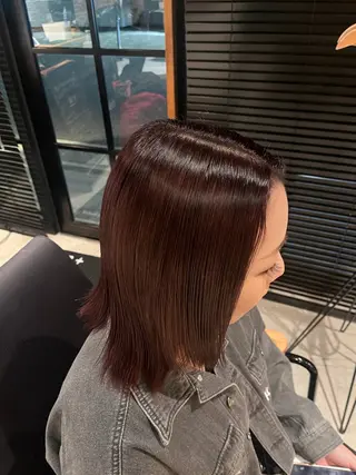 ミディアム 田中 美月のヘアスタイル