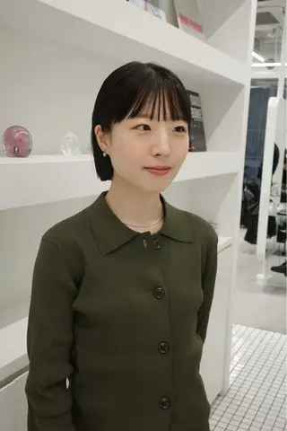 ショート カラー 🌱ぱつっと/ボブ 🌱のヘアスタイル