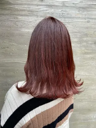 セミロング カラー 暗髪/艶髪/Ono .のヘアスタイル