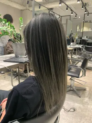 ロング カラー 園田 将士のヘアスタイル