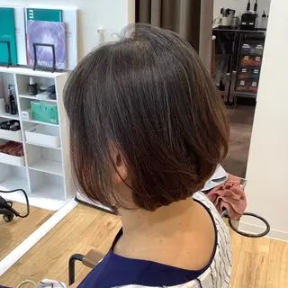ショート カラー パーマ エイジングケア特化 美容師✂️山崎竜二のヘアスタイル