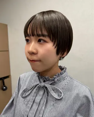 ショート カラー 表参道/ 透明感 colorのヘアスタイル