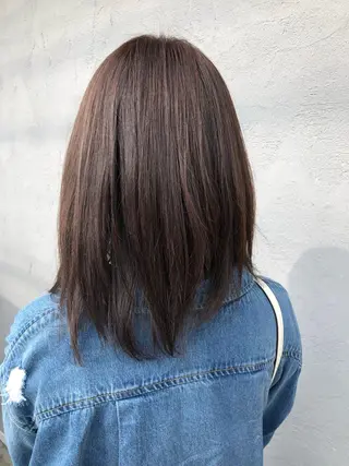 セミロング カラー Warmcolors 🎀Reonaのヘアスタイル
