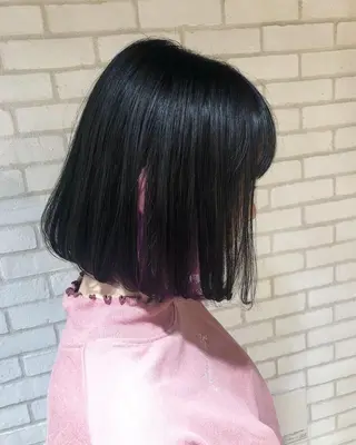 ミディアム カラー パーマ ヘアアレンジ メンズ キッズ ネイル マツエク・マツパ 新宿/髪質改善/ 美髪矯正✨浅江通友のヘアスタイル