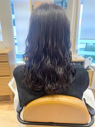セミロング パーマ ❤️パーマ美容師✂︎ 井口美緒のヘアスタイル