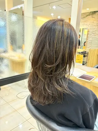 セミロング カラー 田野倉NEXT店 美髪ニストのヘアスタイル