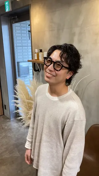 パーマ メンズ Sol×cielo所属・内田 匠真のヘアスタイル