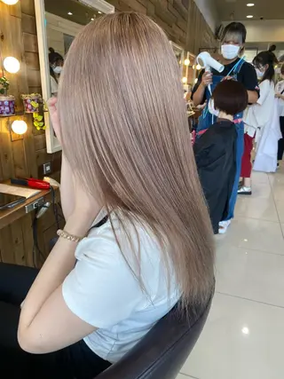 ロング カラー riho/ブリーチ/ デザインカラー/辻堂のヘアスタイル