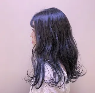 ロング カラー 似合わせカットカラー ♡佐藤捺美のヘアスタイル