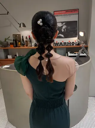 ヘアアレンジ . chihiroのヘアスタイル