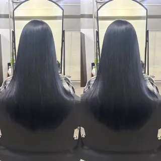 セミロング 髪質カラー特化 akiのヘアスタイル
