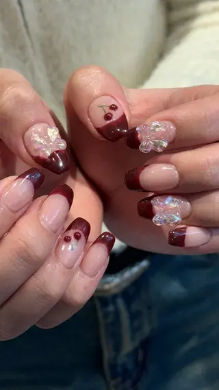 ネイル 🎀韓国レイヤー特化 🎀ベージュ/ミクのヘアスタイル