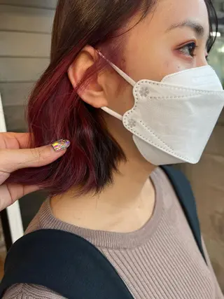 カラー イシイ ハルナ 🤍のヘアスタイル