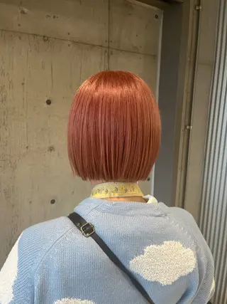 ミディアム カラー ヘアアレンジ 傷ませないカラー・ ボブ・リクト💥のヘアスタイル
