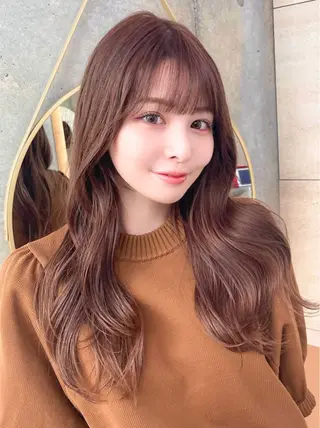 ロング カラー 韓国ヘア🇰🇷 レイヤー/芝春樹のヘアスタイル