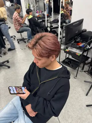 カラー メンズ パーマ特化 まなるのヘアスタイル