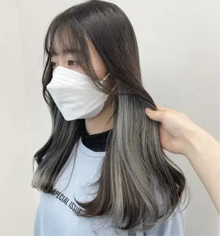 ロング 韓国レイヤー/ヘア カラー🎀ayamiのヘアスタイル