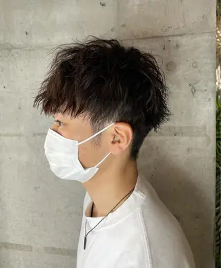 メンズ フリーランスシェアサロンルレイル所属・心斎橋/メンズ /ルレイル/地形真希のヘアスタイル