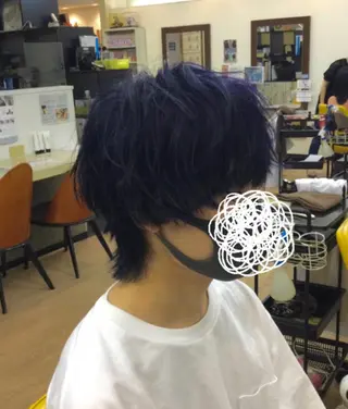 ショート カラー メンズ 菊地　智 【LAZO】千歳船橋のヘアスタイル