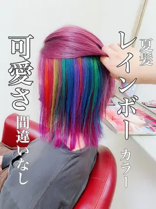 ミディアム カラー YURI ✨のヘアスタイル