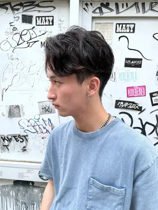 ショート パーマ メンズ 【東北メンズヘア1 位受賞🥇】本間祐太のヘアスタイル