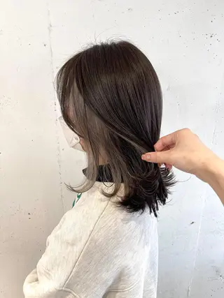 セミロング カラー flammeum 藤枝店所属・RINO 🌙トレンドスタイルのヘアスタイル