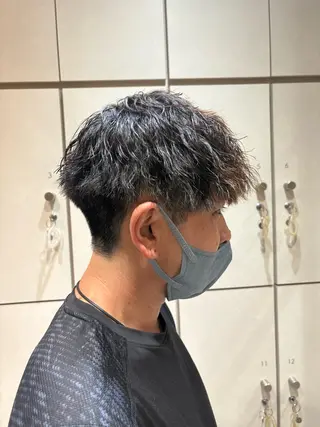 パーマ メンズ 山本 花歩のヘアスタイル