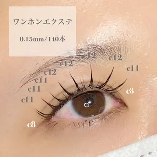 マツエク・マツパ LashOne四条店 🌻さき🌻のマツエク・マツパデザイン