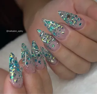 ネイル Spiky とうげ ふうかのネイルデザイン