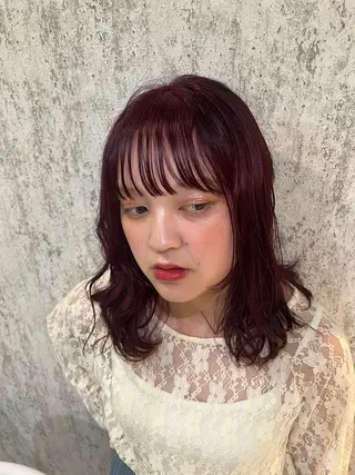 ミディアム ambi×Tiara beauty salon所属・Riona 下関/ 脱毛/ヘッドスパのマツエク・マツパデザイン