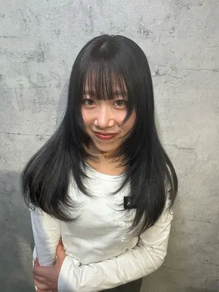 ロング ハイーンカラー/外国 人風カラー/ミノリのヘアスタイル