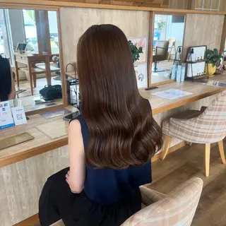 ロング カラー 宮本 楓のヘアスタイル