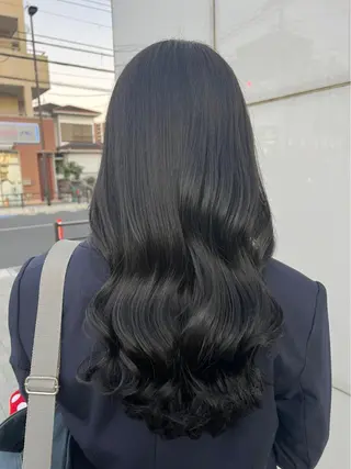 ロング カラー 白髪ぼかし￤中央林間 ￤柳川拓哉のヘアスタイル