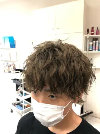 カラー メンズ アグヘアーシータ所属・🤩メンズカット/ パーマ山本🤩のヘアスタイル